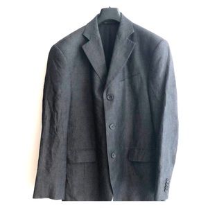 Banana Republic grey linen blazer
